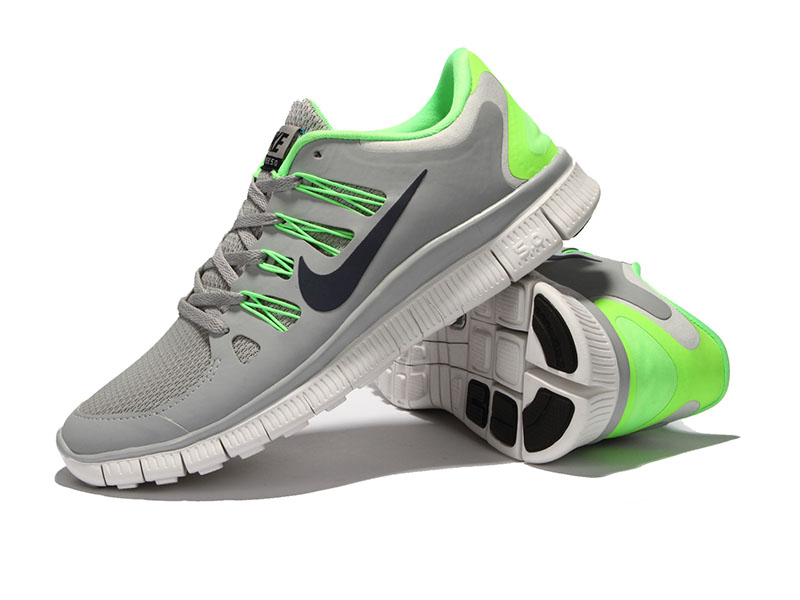nouvelle Nike Free 5.0 plus les hommes gris vert noir (1)